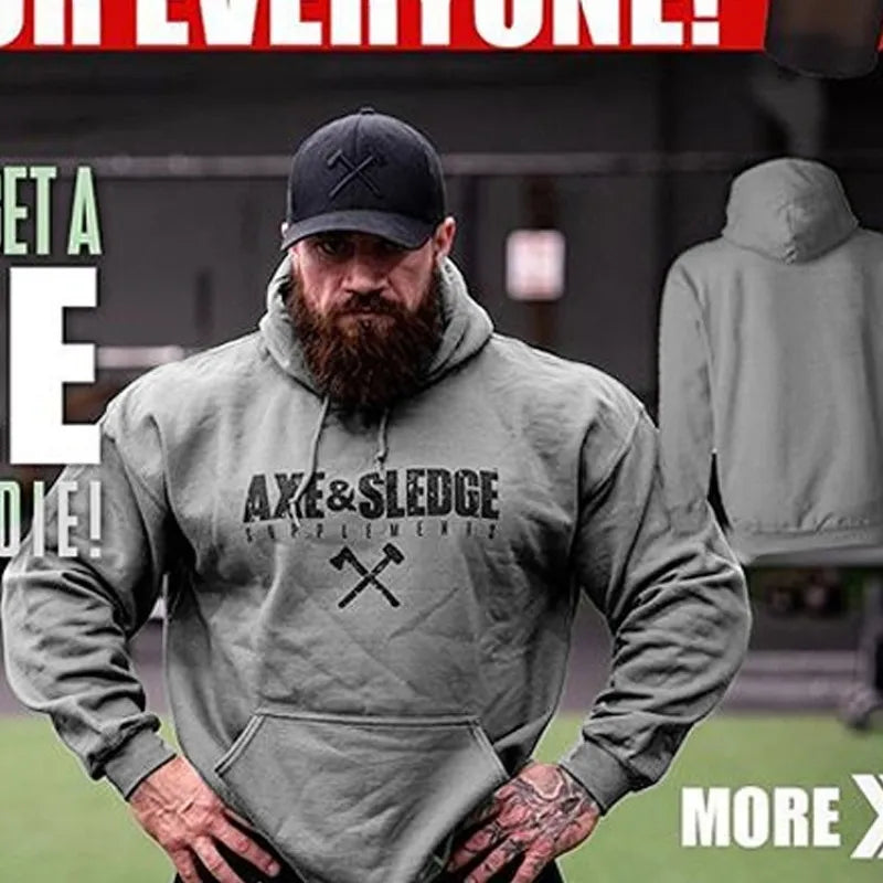 Men's Long Sleeve Workout Hoodie